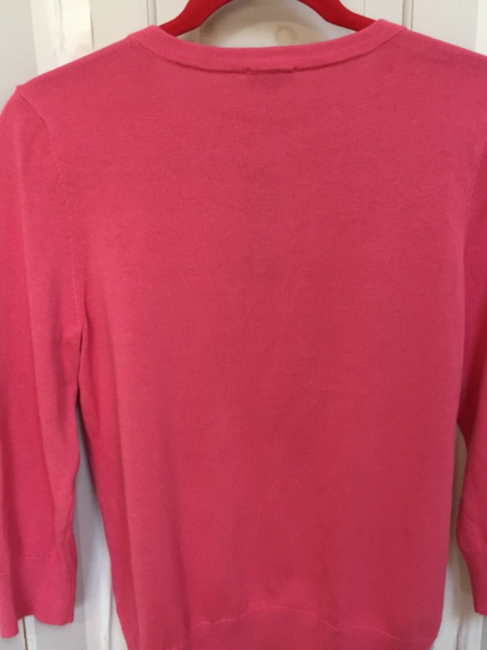Talbots Pink Button-Up Knit Cardigan - Picture 14 of 15
